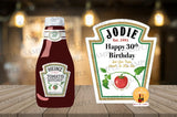 Custom Ketchup Label, Personalized Ketchup Gift, Custom Ketchup gift, Gift Idea, Ketchup Gift Label, Ketchup Label Custom Name, Custom Name Ketchup