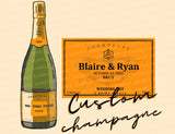 Custom Champagne Label, Personalized Champagne Label, Bridesmaid Proposal Gift Idea, Bridesmaid Champagne Label, Engagement Champagne, Mini Champagne Label, Birthday Champagne Personalized Gift, Personalized Champagne Label