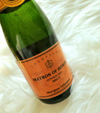 Custom Champagne Label, Personalized Champagne Label, Bridesmaid Proposal Gift Idea, Bridesmaid Champagne Label, Engagement Champagne, Mini Champagne Label, Birthday Champagne Personalized Gift, Personalized Champagne Label