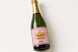 Custom Rosé Brut Champagne Bottle Label – Personalized Engagement Label