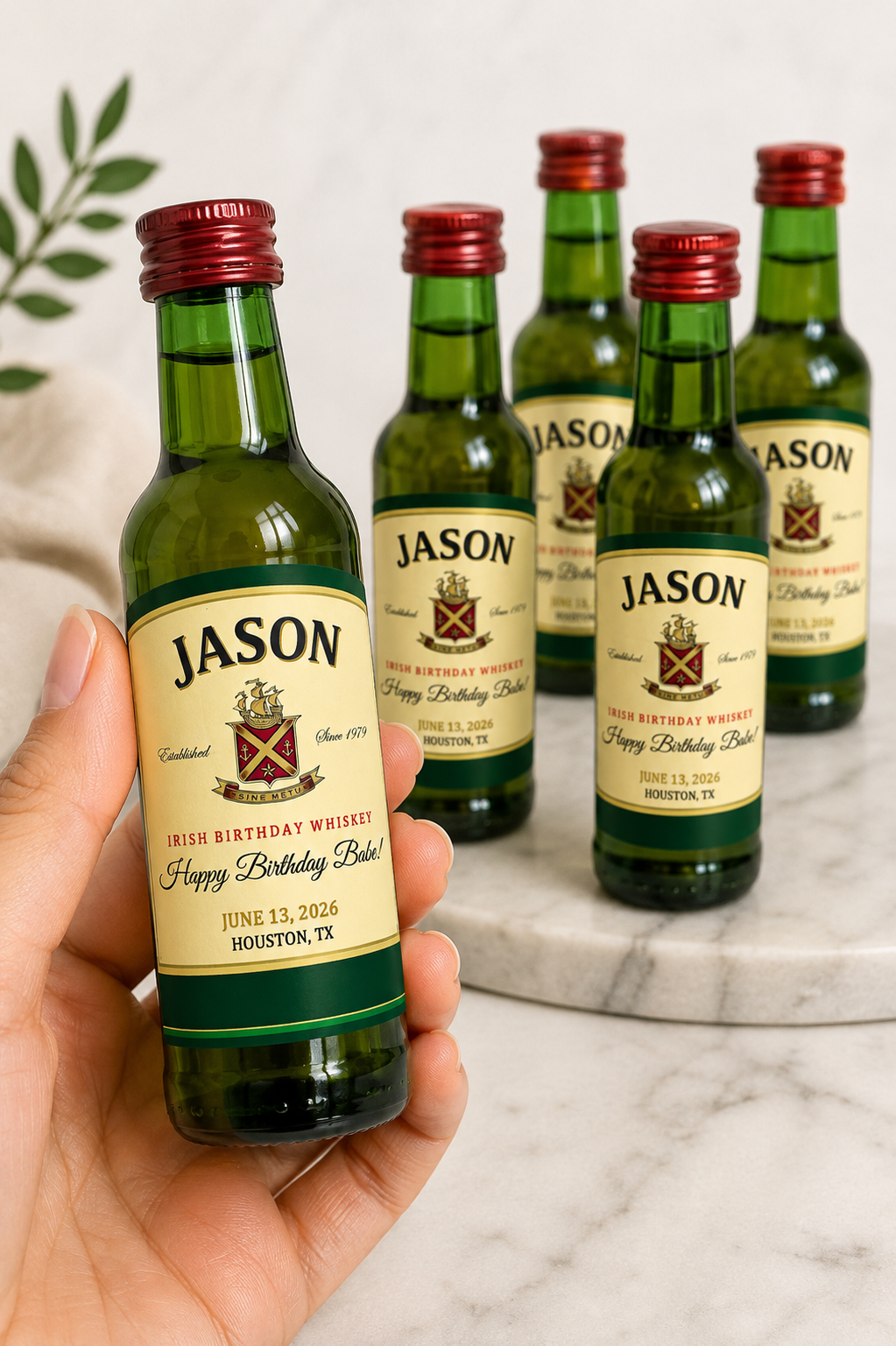 Custom Irish Whiskey Label – Groomsman, Birthday & Father’s Day Gift