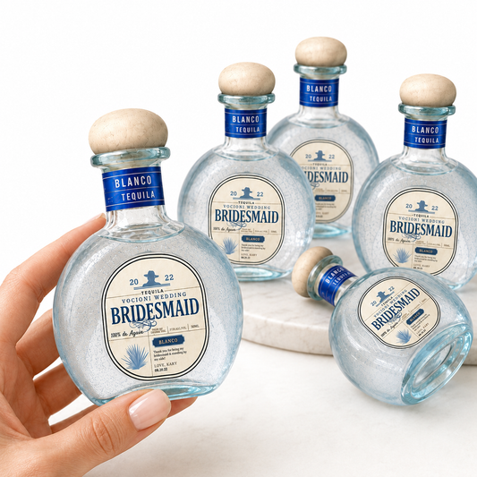 Custom Mini Don Julio Blanco Labels – Wedding, Birthday & Baby Shower Favors