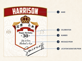 Custom Smirnoff Vodka Bottle Label – Personalized Birthday Label