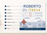 Custom Teremana Tequila Bottle Label – Personalized Birthday Label