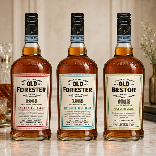 Custom Bourbon Bottle Label – Birthday, Wedding & Groomsman Whiskey Gift