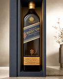 Custom Blue Label Whiskey Bottle Label – Personalized Birthday & Groomsman Label