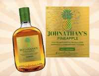 Personalized Custom Buchanan's Pineapple Whiskey Label, Custom Liquor Label