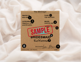Personalized Mini Casamigos Reposado Labels – Bridesmaid & Wedding Party Proposal