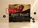 Personalized Buffalo Trace Label – Custom Groomsman & Birthday Bourbon Bottle Label