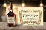 Custom Cognac Personalized Label | Whiskey Label