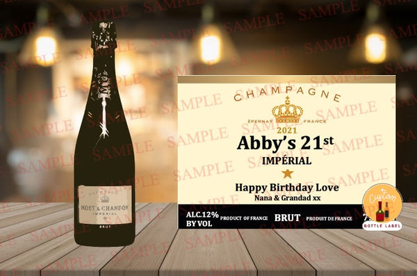 Brut Personalized Champagne Label, Custom Champagne Label, Champagne Label, Bridesmaid Champagne Label, Wedding Custom Champagne Sticker